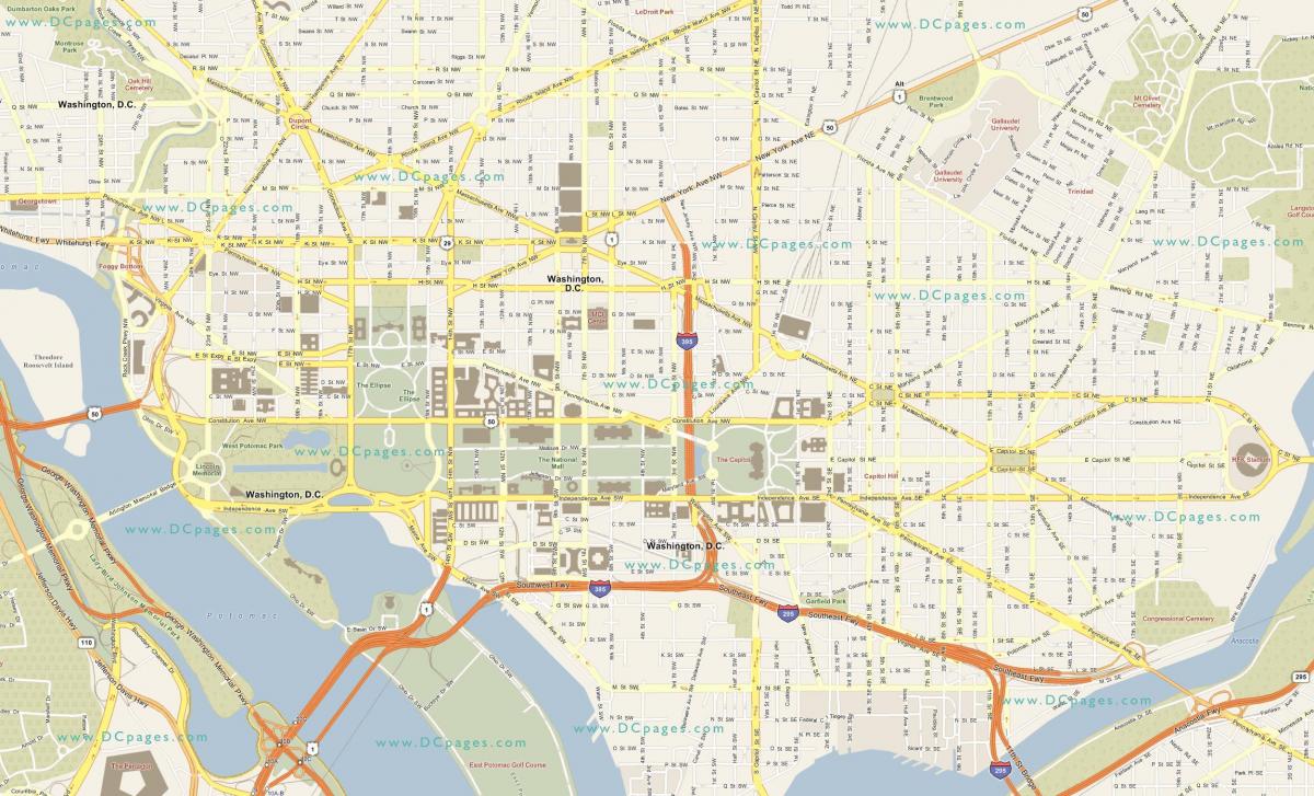dc street map