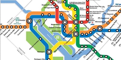Ny dc metro kort