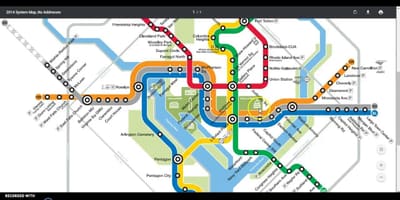Dc metro tur kort